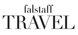 Logo des falstaff Travel Magazins