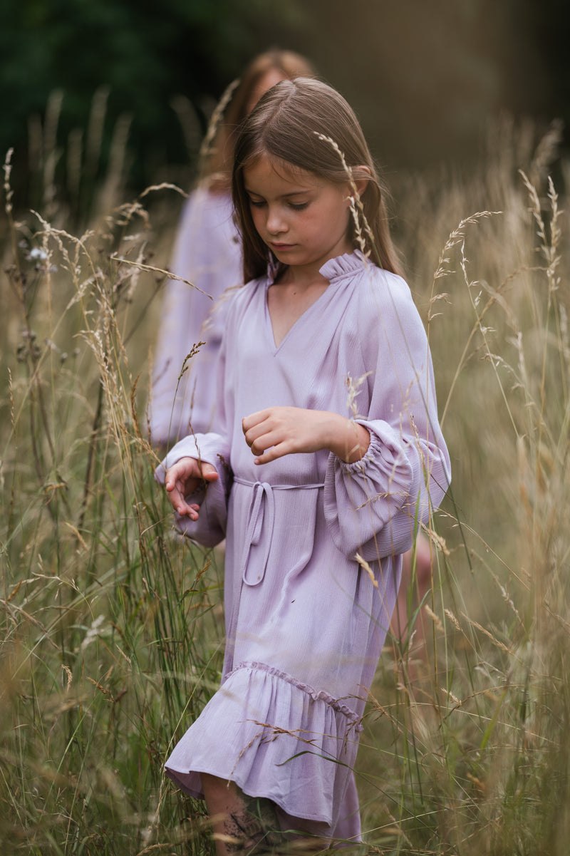 Mini Lilac Blossom | Sommerkleid Mädchen