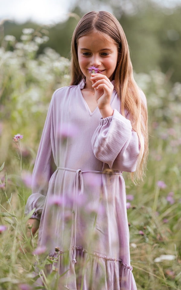 Mini Lilac Blossom | Sommerkleid Mädchen